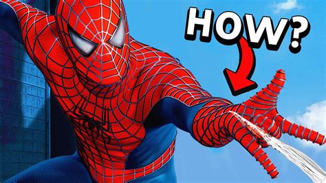 how does spiderman shoot webs